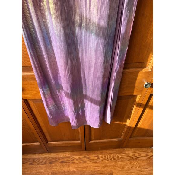 NWT Retrofête Women's Soleil Side Slit Strapless Maxi Dress Lilac Aurora Size S - Picture 5 of 14